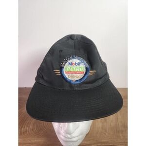 Mobil Hat Petro Stopping Centers Cap Adjustable Snapback OSFM Delvac Truck EUC